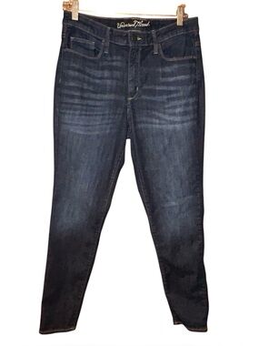Universal Thread High Rise Skinny Jeans Womens 12 31R Dark Wash Stretch